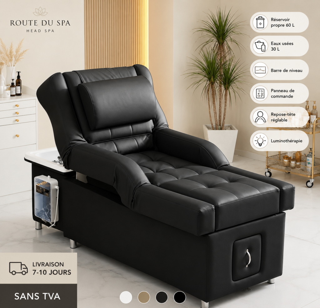 Salon tête Spa cheveux lavage lit pédicure Massage pieds Spa shampooing chaise en Stock